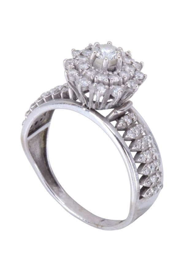 BAGUE FLEUR DIAMANTS — vue 4
