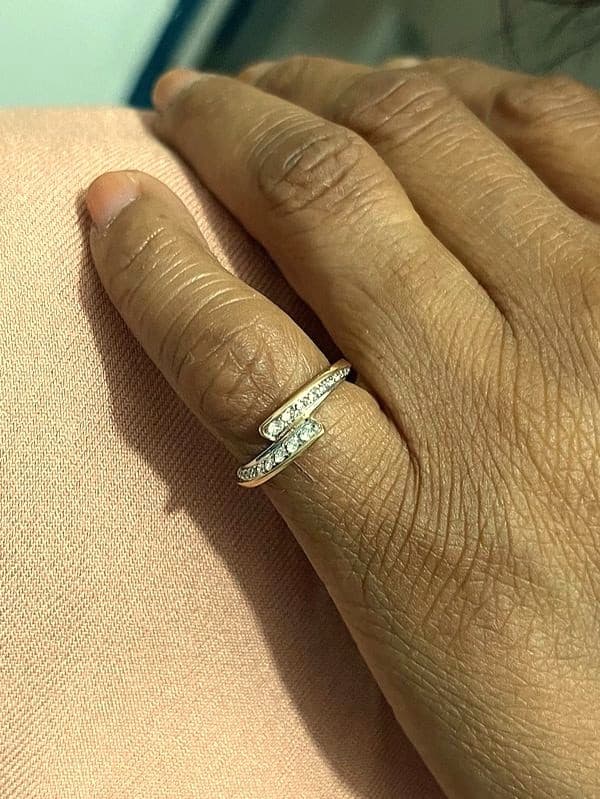 BAGUE GAREL ENVOL DIAMANTS — vue 2
