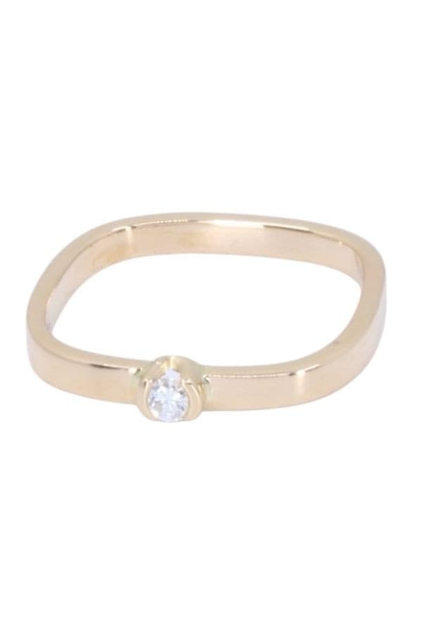SOLITAIRE CARRÉ DIAMANT — vue 6