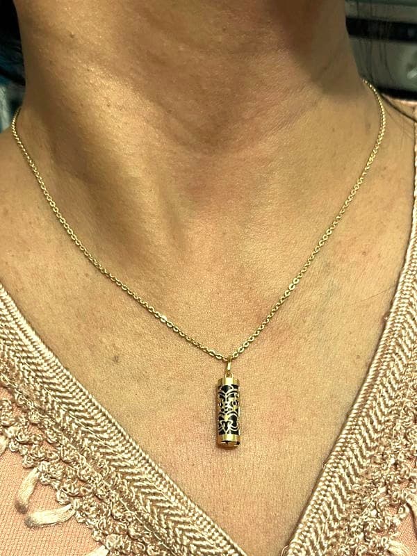 PENDENTIF TIKI ONYX — vue 2