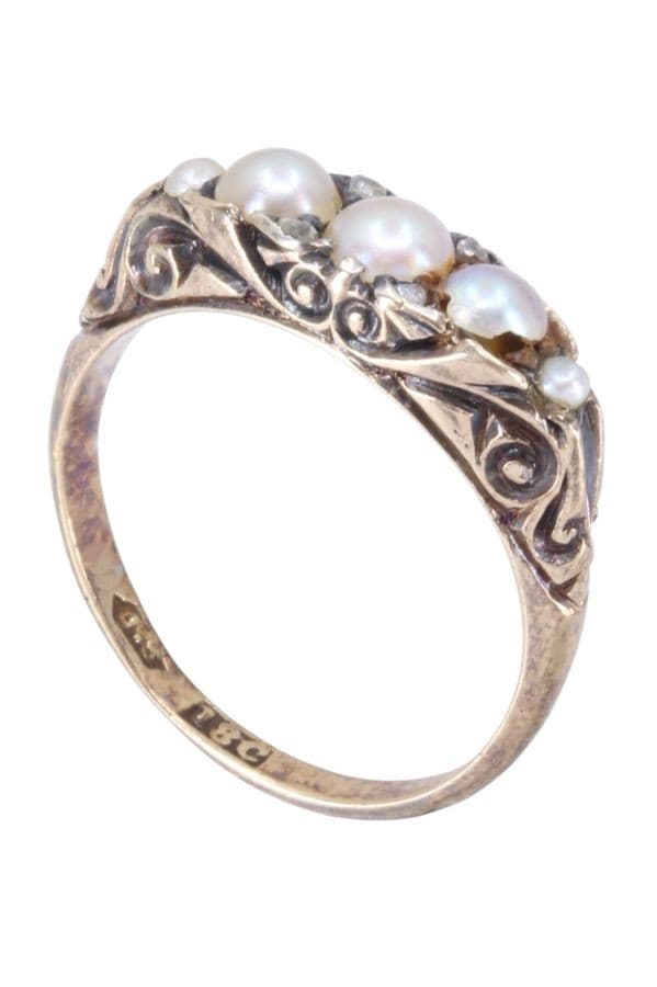 BAGUE JARRETIÈRE PERLES — vue 4