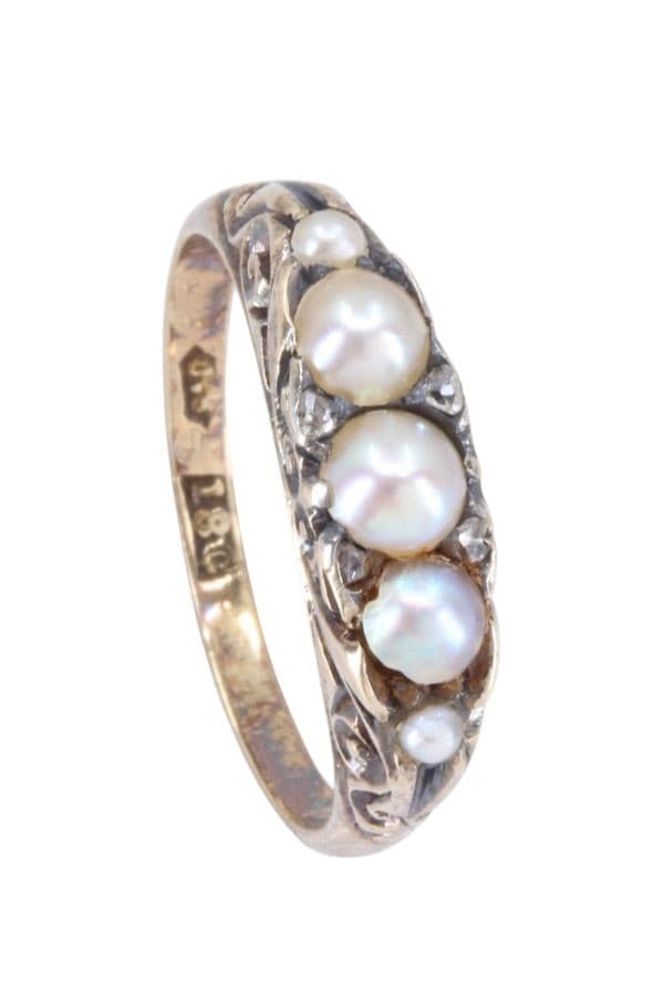 BAGUE JARRETIÈRE PERLES — vue 5
