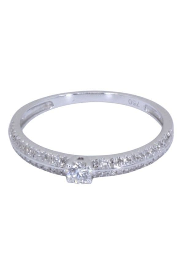 BAGUE MODERNE DIAMANTS — vue 6