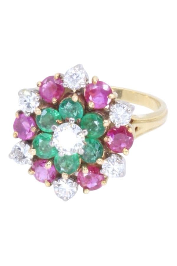 BAGUE TUTTI FRUTTI DIAMANTS — vue 6