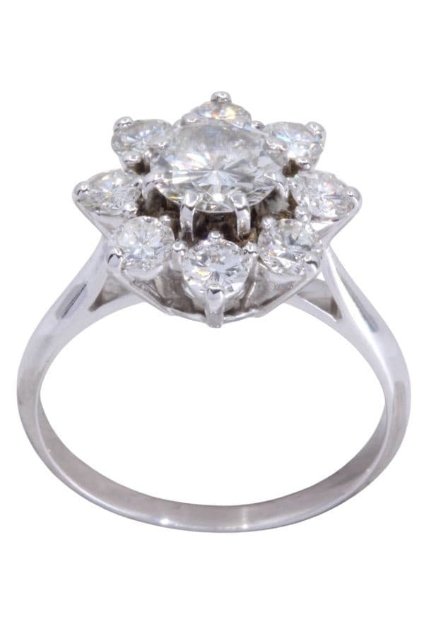 BAGUE FLEUR DIAMANTS — vue 1