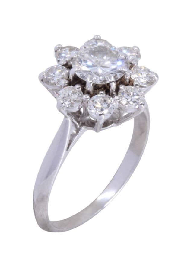 BAGUE FLEUR DIAMANTS — vue 4