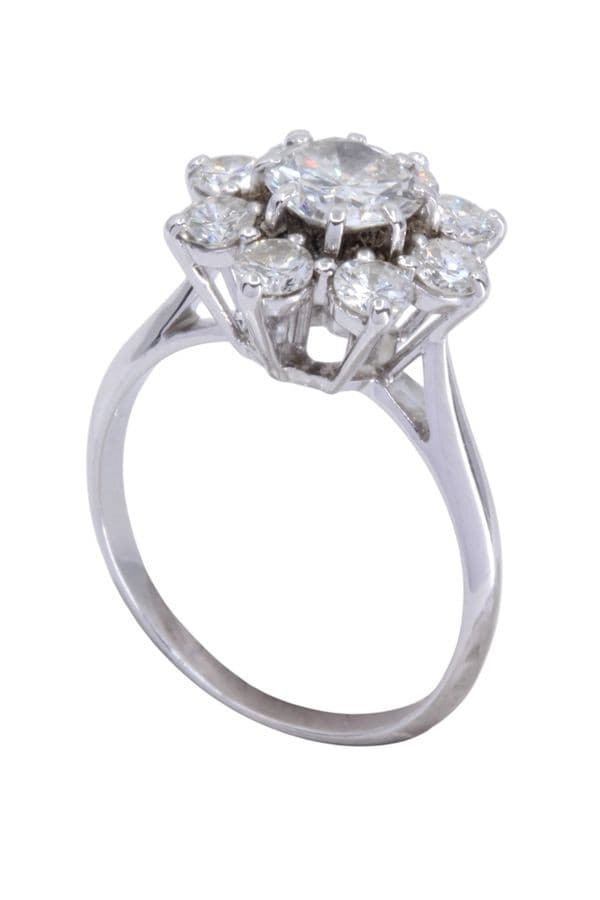 BAGUE FLEUR DIAMANTS — vue 5