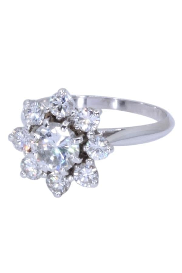 BAGUE FLEUR DIAMANTS — vue 3