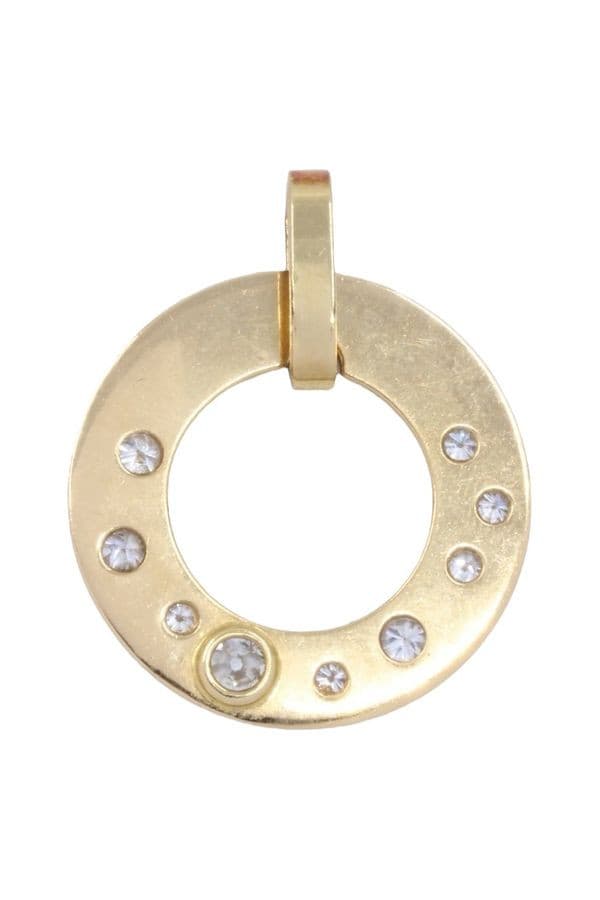 PENDENTIF MODERNE DIAMANTS — vue 3
