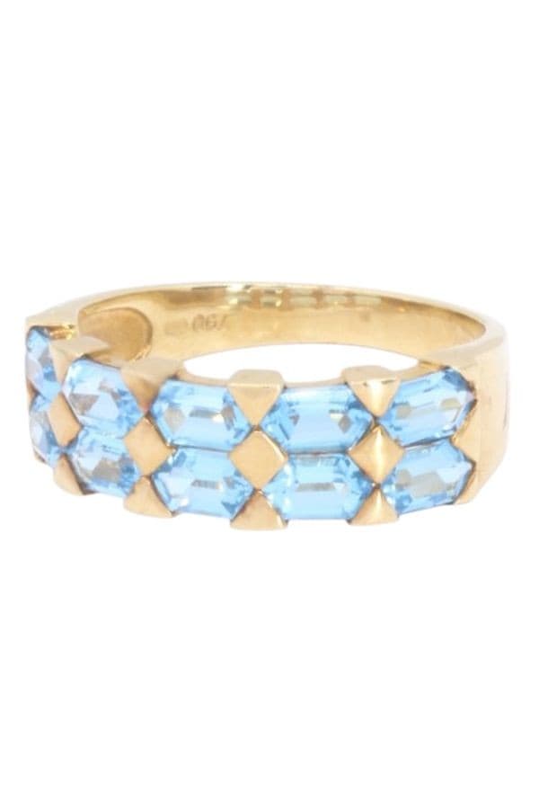 BAGUE MODERNE TOPAZES — vue 6