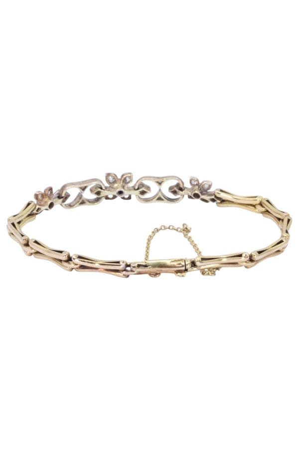 BRACELET DIAMANTS ART-NOUVEAU — vue 3