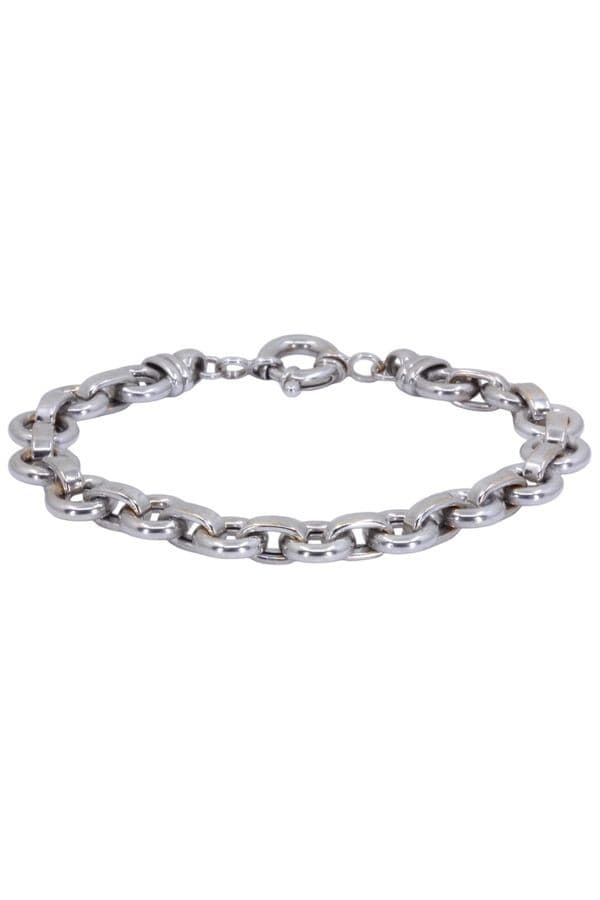 BRACELET MAILLE RONDE MODERNE — vue 1