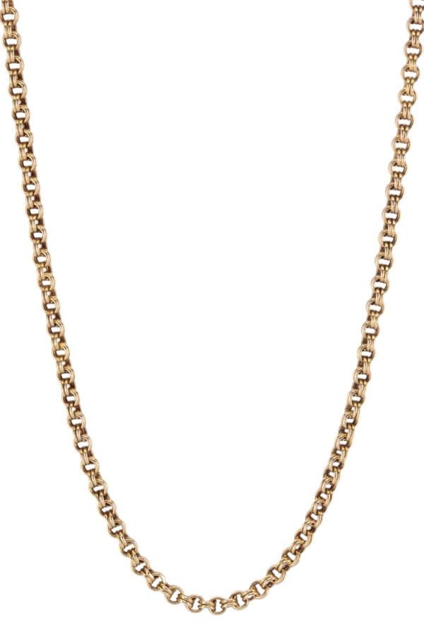 CHAINE ANCIENNE MAILLE JASERON DOUBLE — vue 1