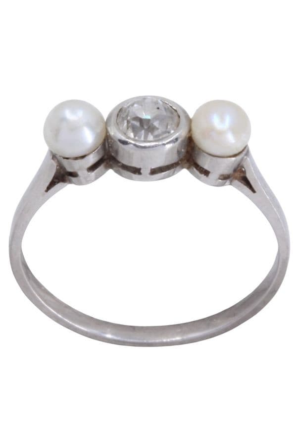 BAGUE ART-DÉCO DIAMANT