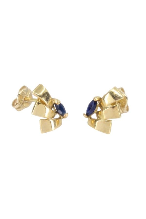 BOUCLES D'OREILLES SAPHIRS — vue 3