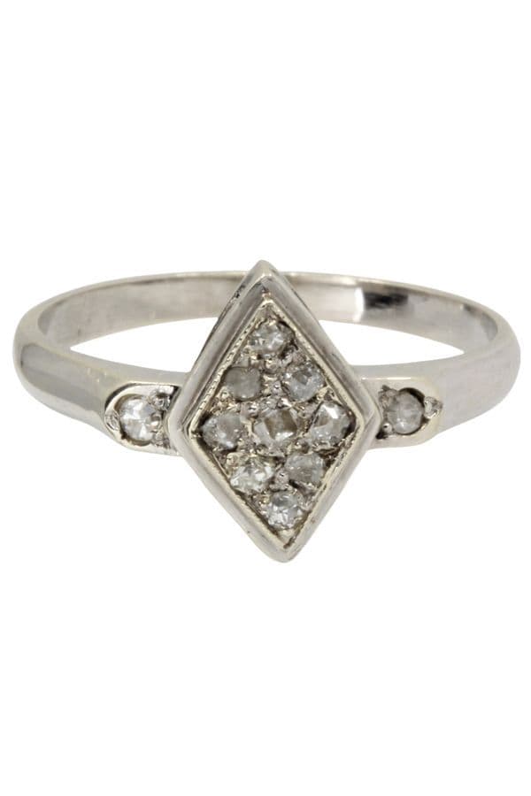 BAGUE MARQUISE ART-DÉCO — vue 2