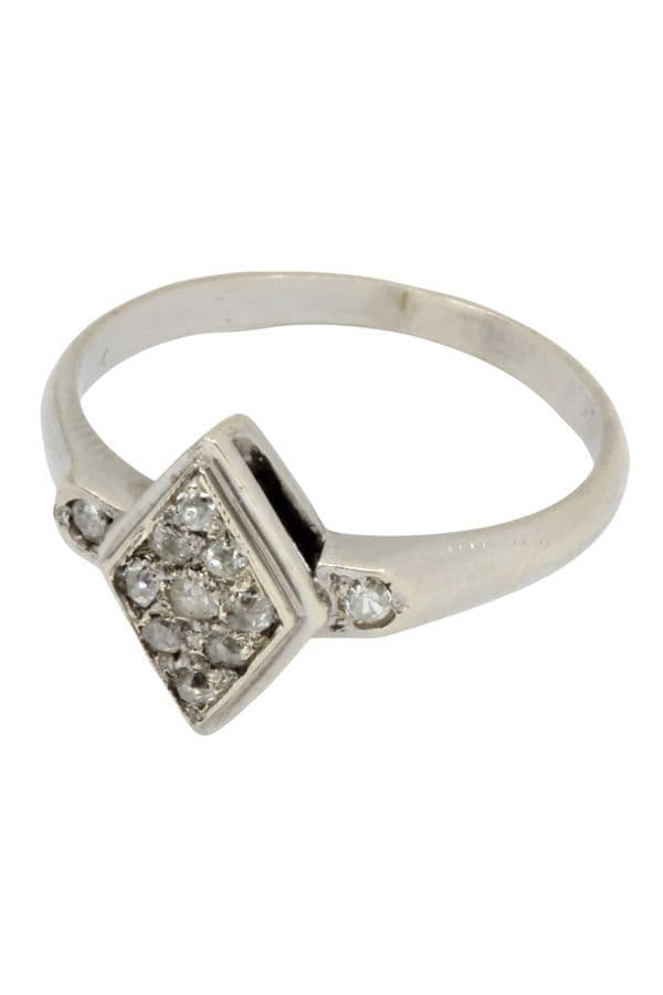BAGUE MARQUISE ART-DÉCO — vue 3