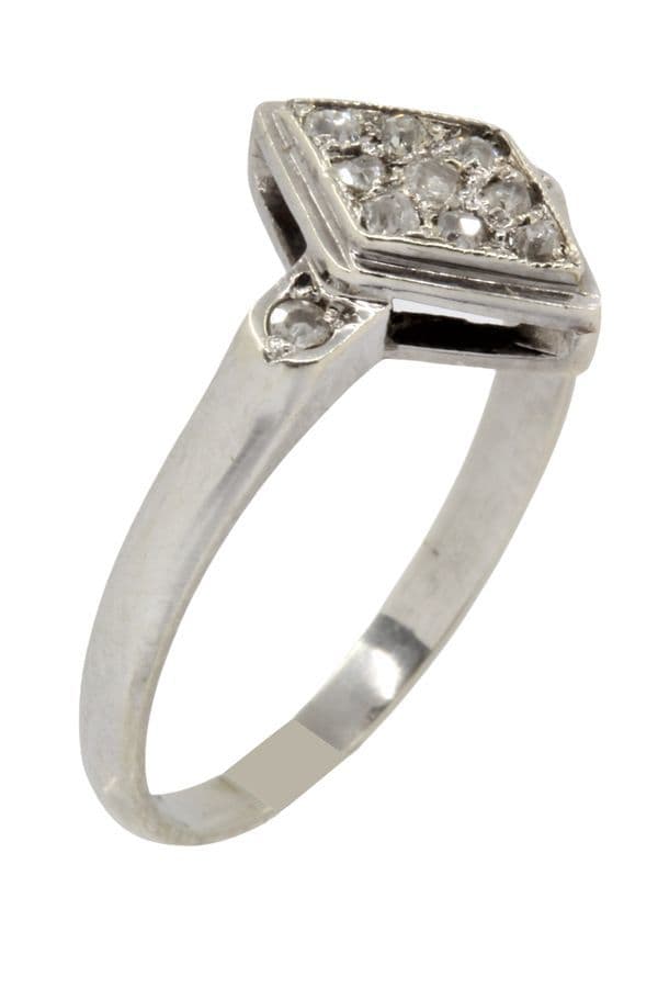 BAGUE MARQUISE ART-DÉCO — vue 5
