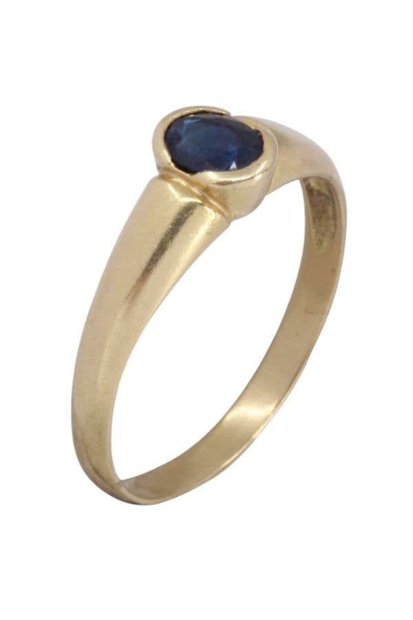 BAGUE JONC SAPHIR — vue 3