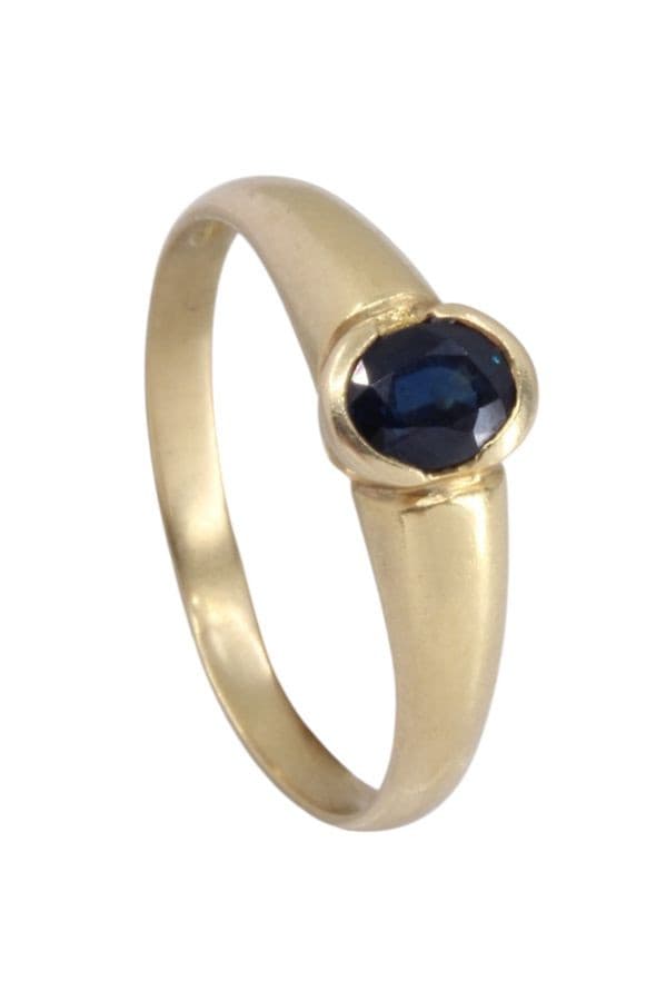 BAGUE JONC SAPHIR — vue 5