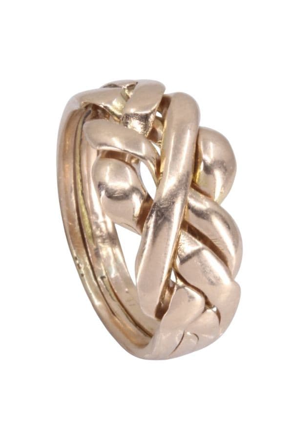 BAGUE PUZZLE 4 ANNEAUX — vue 5