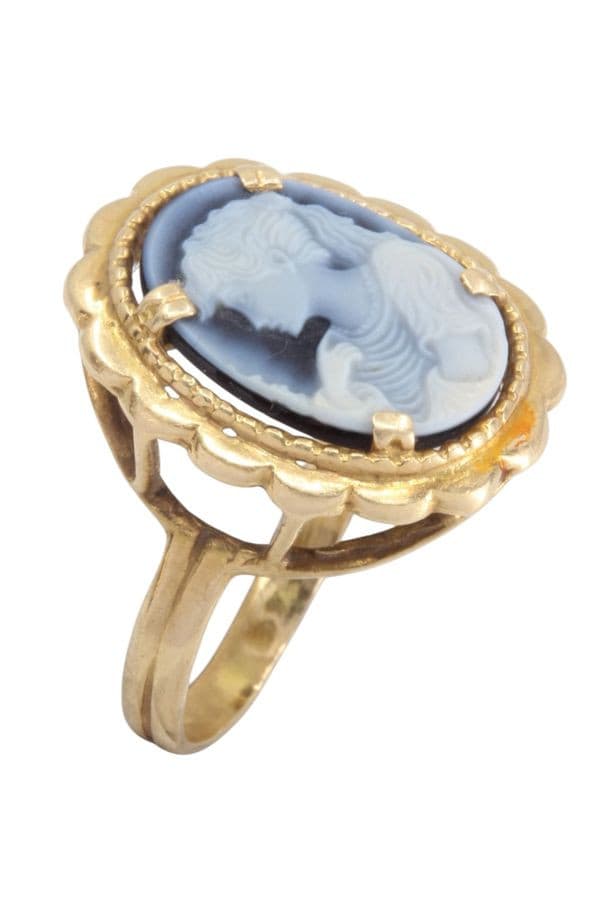 BAGUE ANCIENNE CAMÉE — vue 4