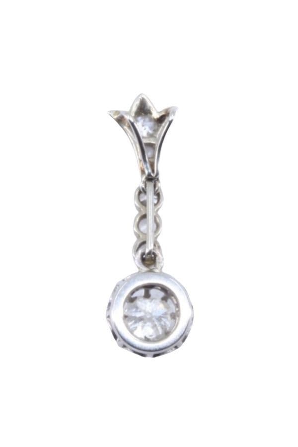 PENDENTIF ART DECO DIAMANTS — vue 3