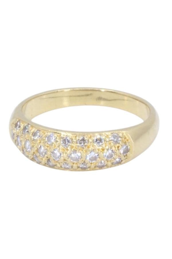 BAGUE JONC PAVAGE DIAMANTS — vue 6