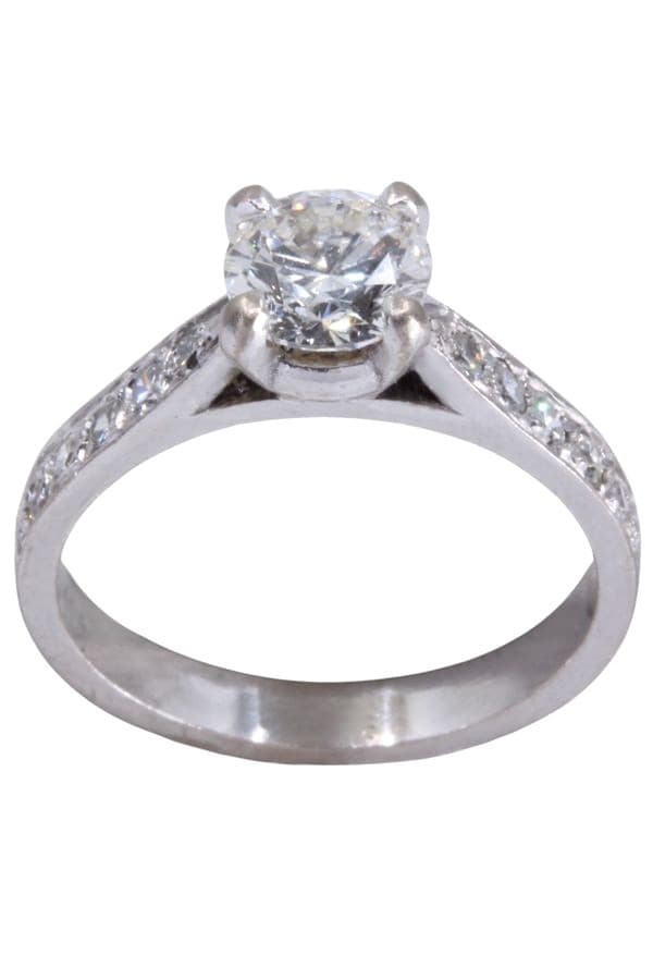 SOLITAIRE MODERNE DIAMANTS — vue 1