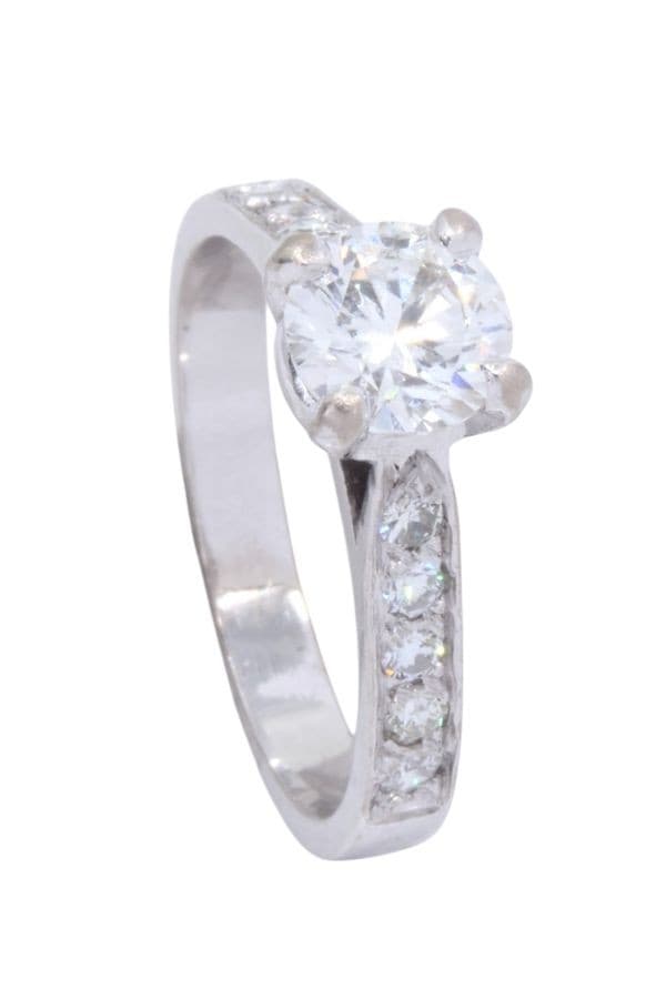 SOLITAIRE MODERNE DIAMANTS — vue 4
