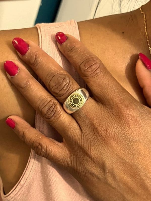 BAGUE HERMÈS CLOU DE SELLE — vue 2