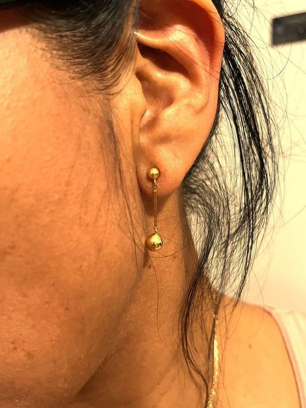 BOUCLES D'OREILLES PENDANTES — vue 2