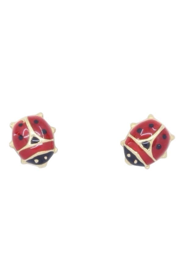 BOUCLES D'OREILLES COCCINELLE — vue 1