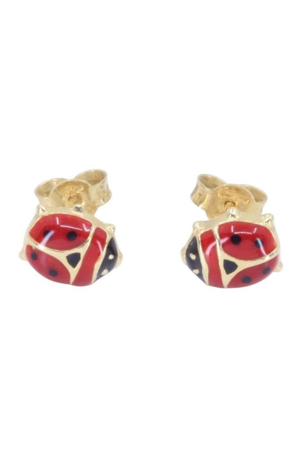BOUCLES D'OREILLES COCCINELLE — vue 2