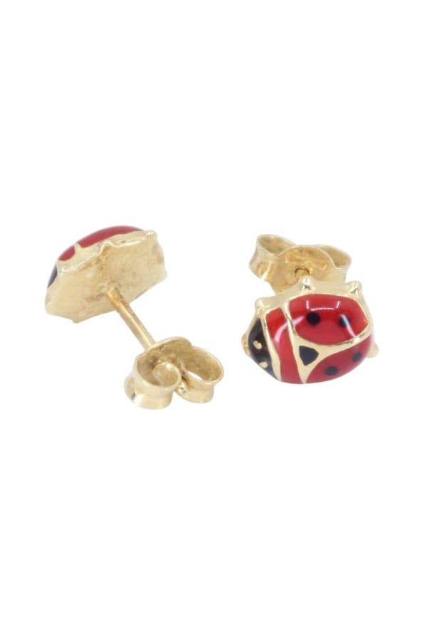 BOUCLES D'OREILLES COCCINELLE — vue 3