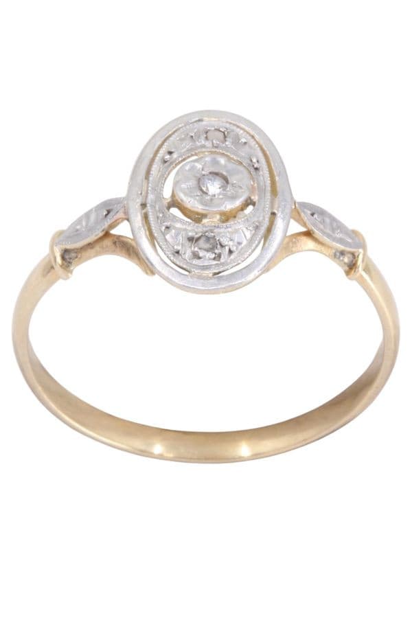 BAGUE ART-NOUVEAU — vue 1