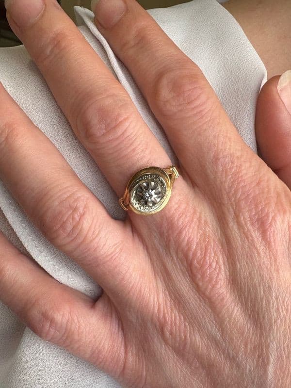 BAGUE TOURBILLON DIAMANTS — vue 2