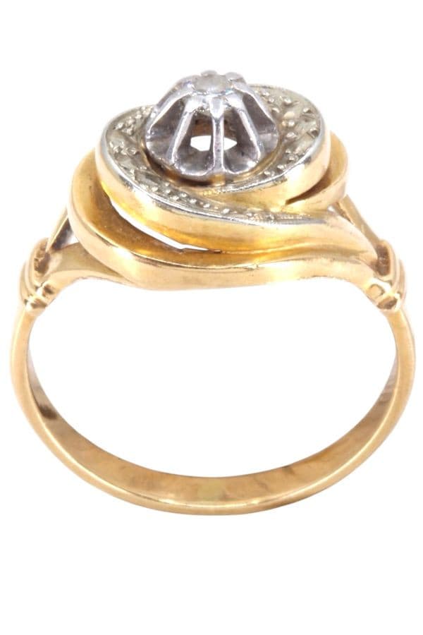 BAGUE TOURBILLON DIAMANTS — vue 1