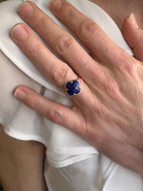 BAGUE MORGANNE BELLO VICTORIA LAPIS LAZULI — vue 2