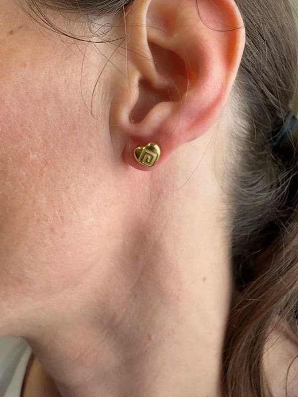 BOUCLES D'OREILLES COEURS — vue 2