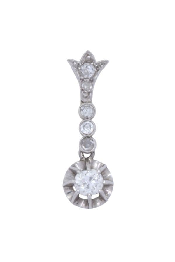 COLLIER ART-DÉCO DIAMANTS — vue 3