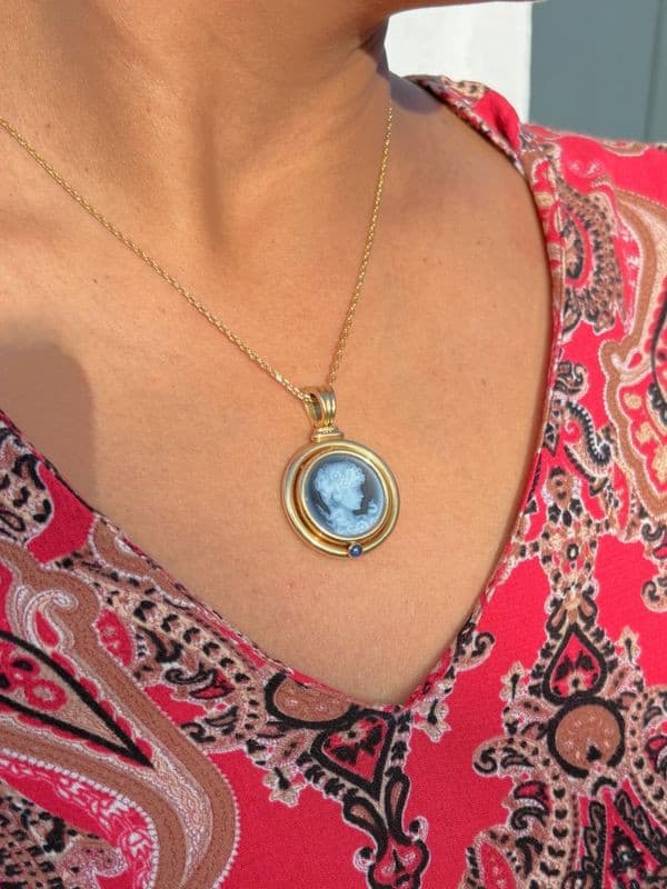 PENDENTIF CAMÉE ANCIEN — vue 2