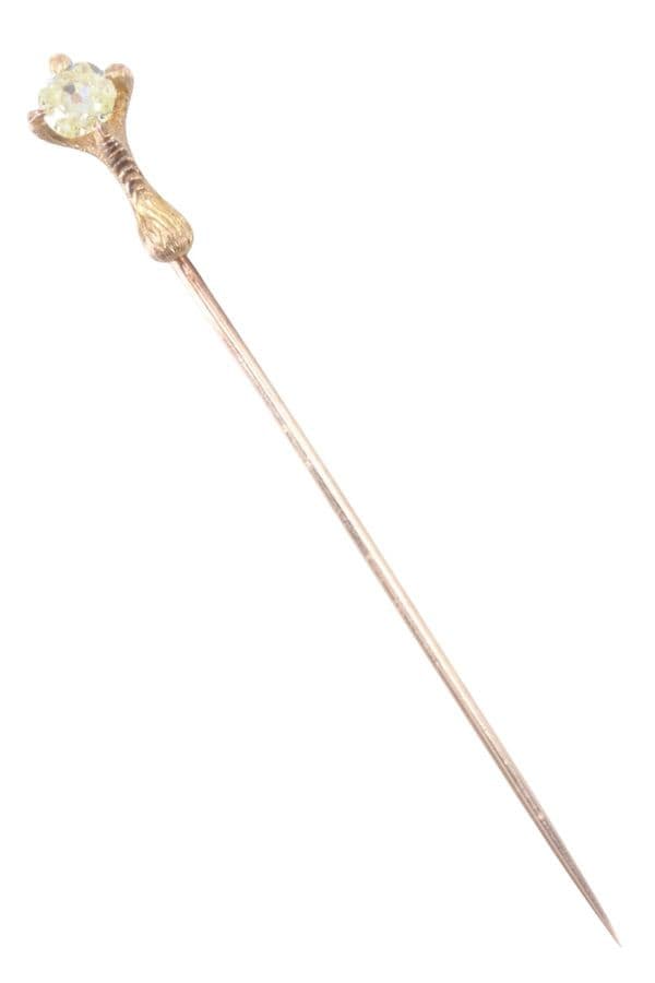 ÉPINGLE SERRE D'AIGLE DIAMANT — vue 1
