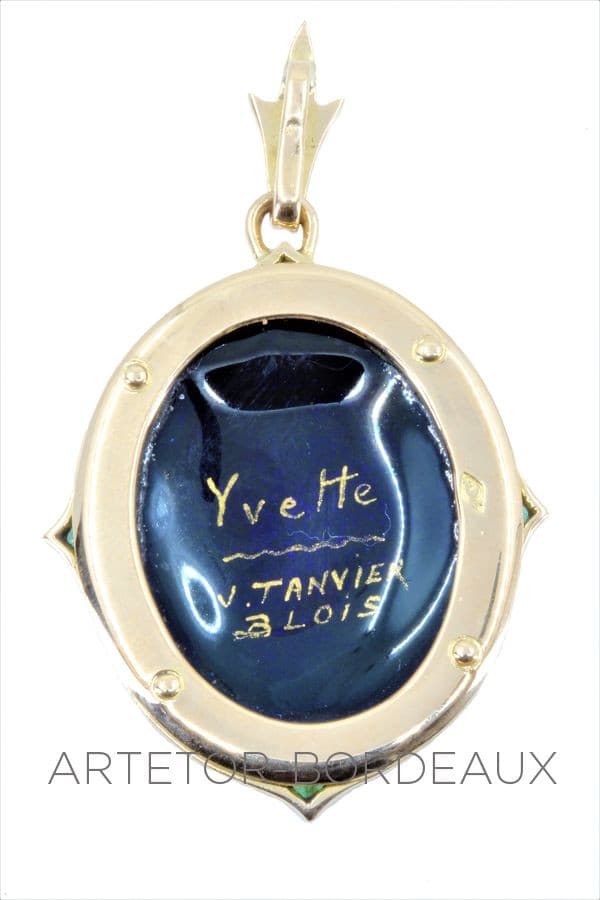 PENDENTIF PORTRAIT MINIATURE — vue 2