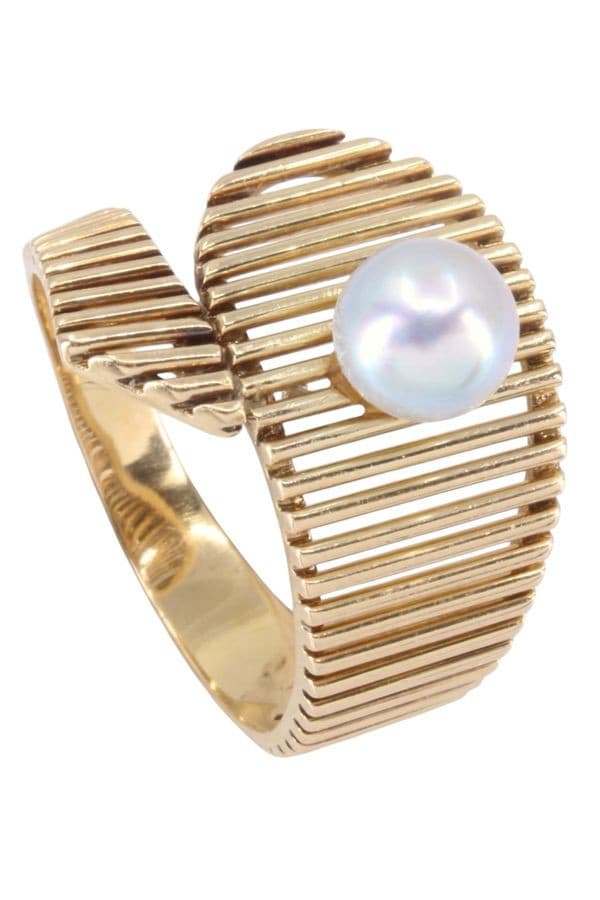 BAGUE PERLE MODERNE — vue 5