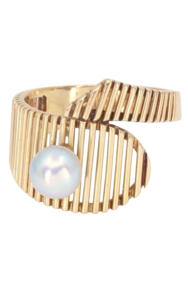 BAGUE PERLE MODERNE — vue 6