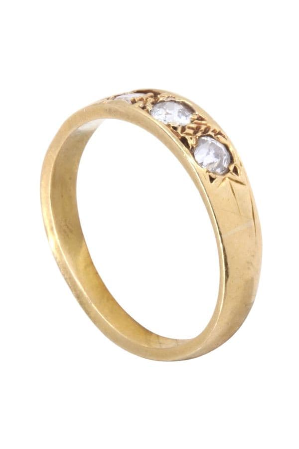 BAGUE JONC DIAMANTS — vue 4