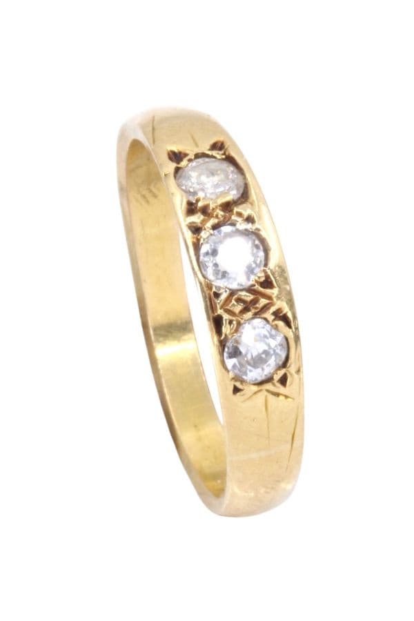 BAGUE JONC DIAMANTS — vue 5