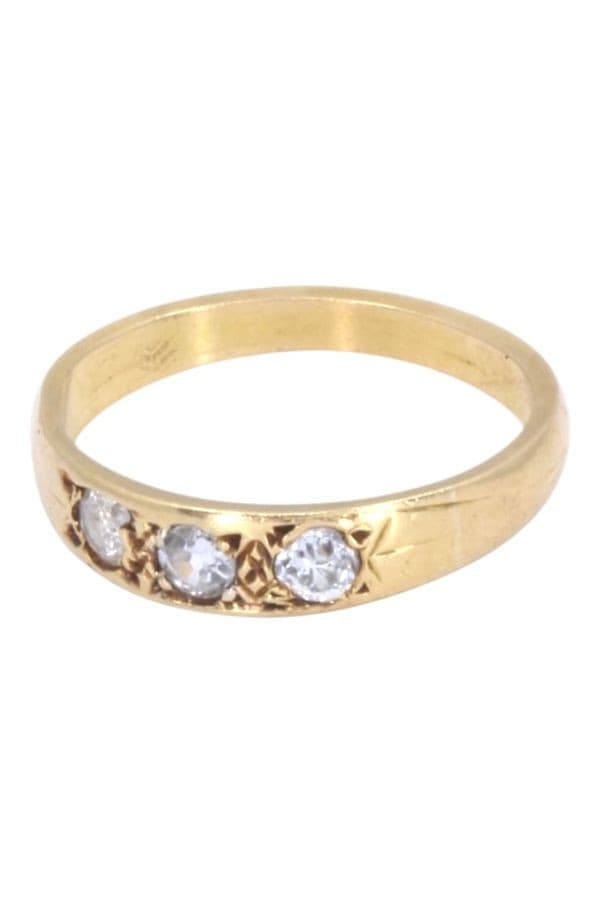 BAGUE JONC DIAMANTS — vue 6