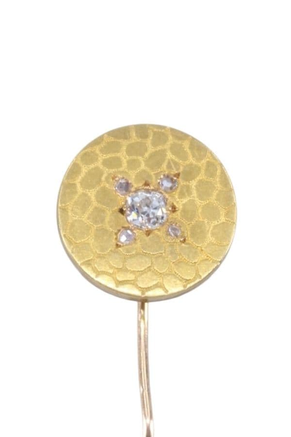 ÉPINGLE NAPOLÉON III DIAMANTS — vue 2